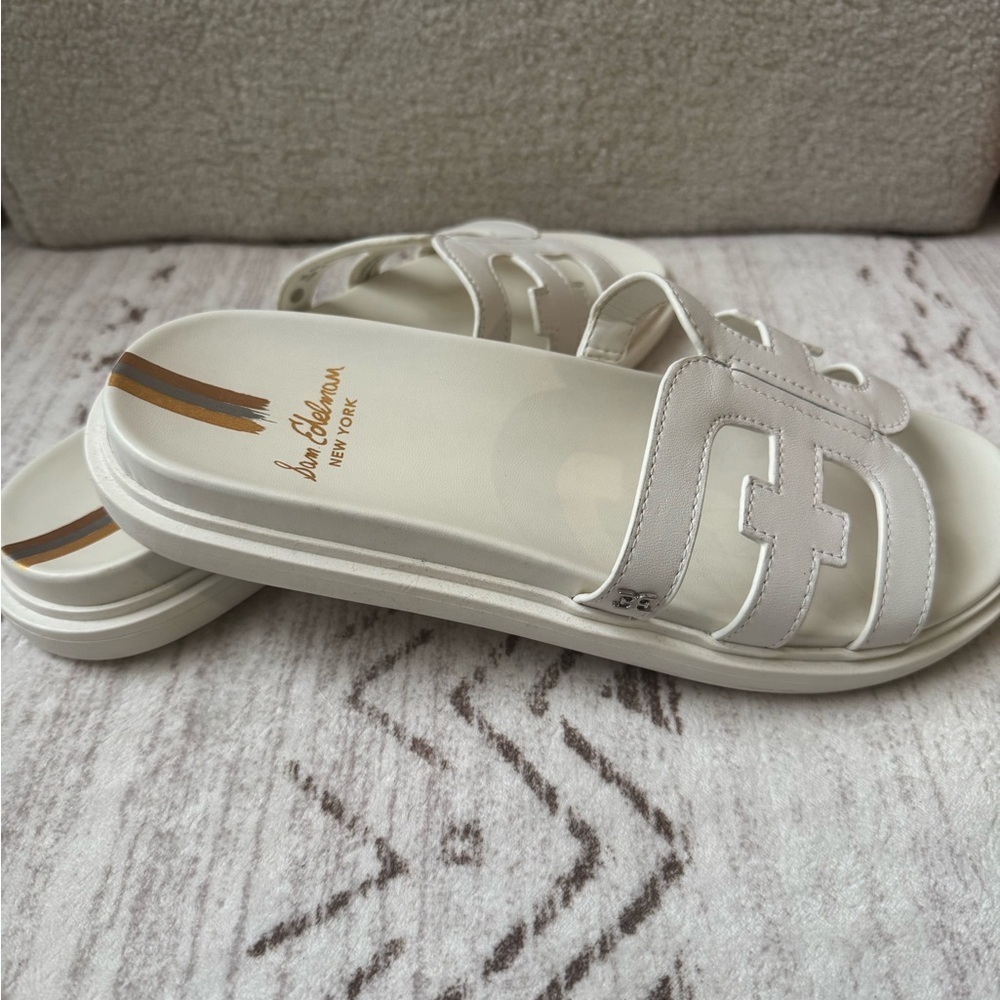 White Sam Edelman Sandals - Picture 7 of 14